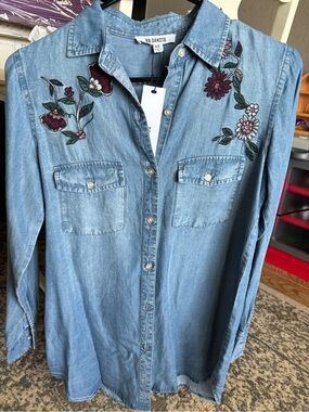 COPY - BB Dakota denim button down shirt